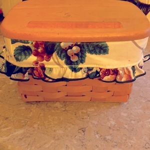 Longaberger Recipe Basket and Liner